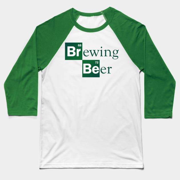 Brewing Beer Baseball T-Shirt by MarceloMoretti90